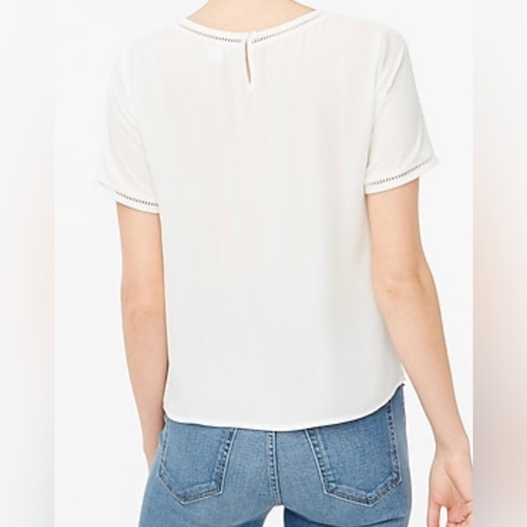 NWT J. Crew Ivory Day to Night Top - Picture 2 of 7